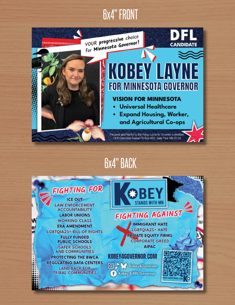 Kobey Layne's political campaign handouts