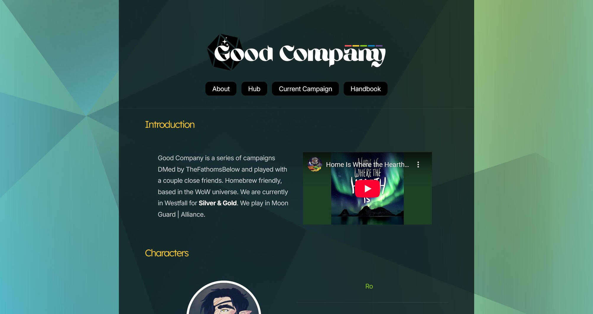 Logo, Website, & Copy | good-company.carrd.co