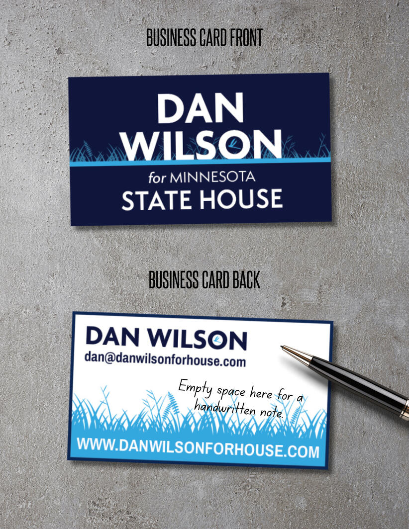 Business Card for Dan Wilson