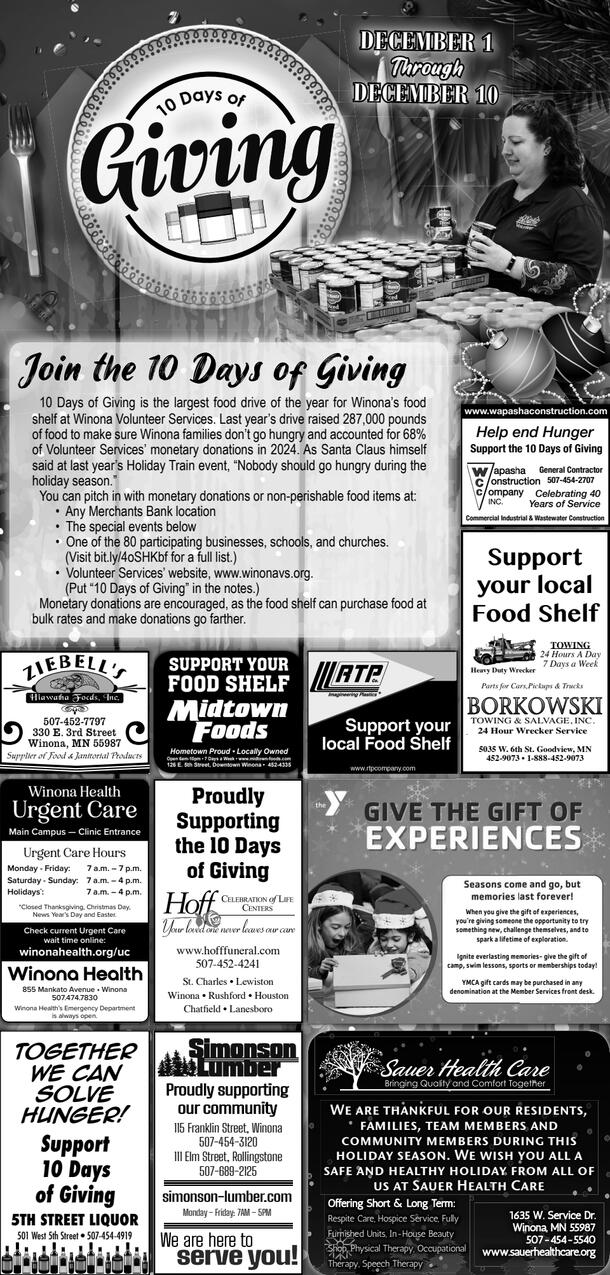 2025 10 Days of Giving Special Section Pg 1