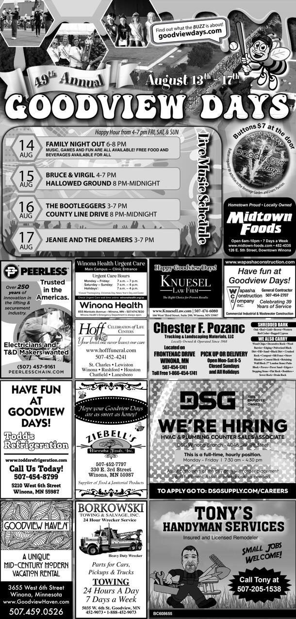 2025 Goodview Days Special Section