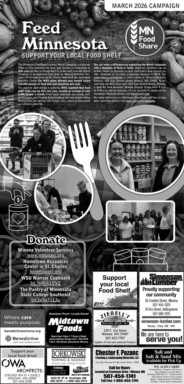 2026 Feed Minnesota MN Food Share Campaign Special Section