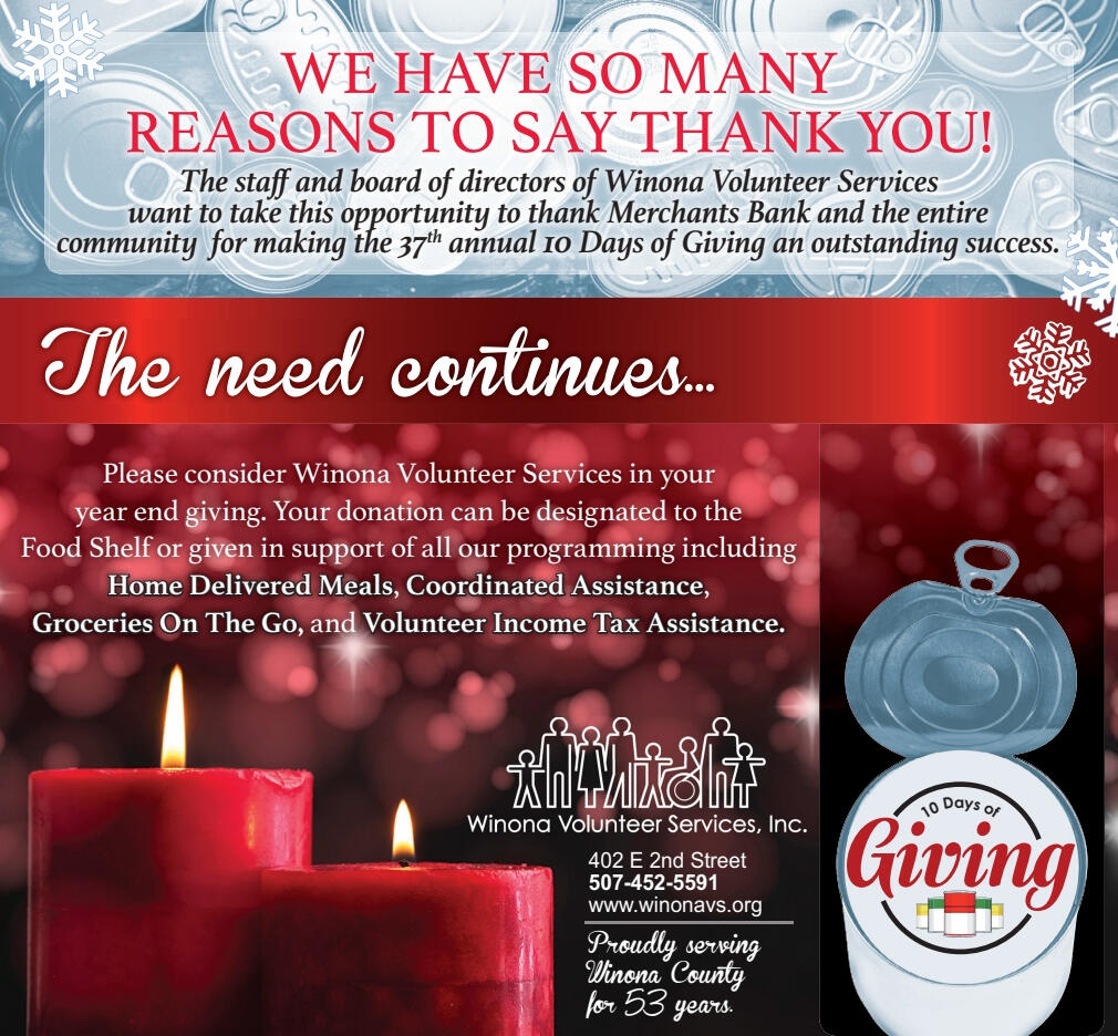 Back Cover for Winona Post's 2025 Twas the Night Before Christmas