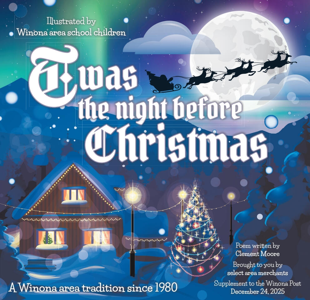 Cover for Winona Post's 2025 Twas the Night Before Christmas